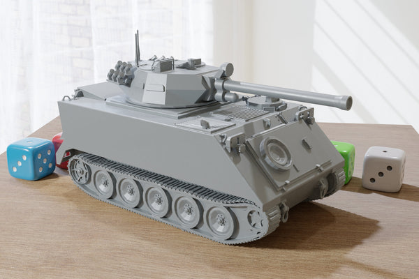 M113 LAV-150 Turret - 3D Printed Combat Vehicle - Modern Wargaming 28mm Scale Tank