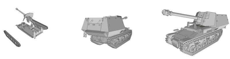 Marder I - WW2 German Tank - 3D Resin Printed 28mm / 20mm / 15mm Miniature Tabletop Wargaming Vehicle