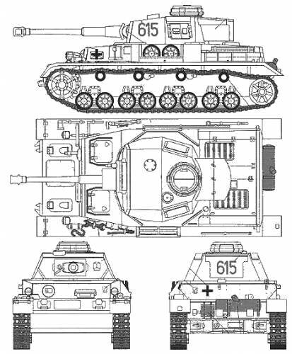 PZ.KPFW. IV G - WW2 German Tank - 3D Resin Printed 28mm / 20mm / 15mm Miniature Tabletop Wargaming Vehicle