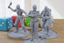 Wasteland Punks - 3D Printed Minifigures for Post Apocalyptic Miniature Tabletop Games like Zona Alfa - Fallout Wasteland