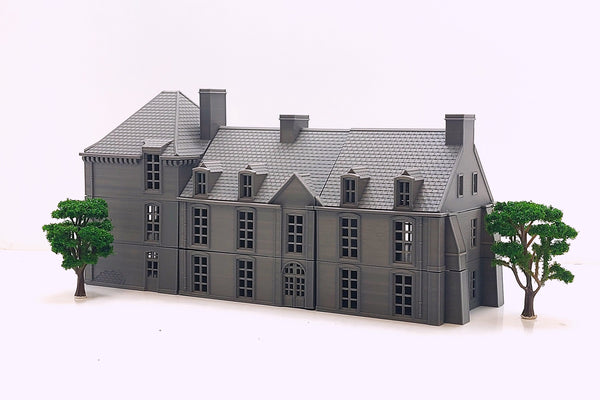 Chateau st Come Brevile - Tabletop Wargaming WW2 Terrain | Proxy 3D Printed Miniature for Bolt Action - Chain of Command - Flames of War