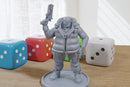 Cyber Gang Boss - 3D Printed Proxy Minifigures for Sci-fi / Cyberpunk Miniature Tabletop Games