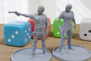 Rick and Shane - 3D Printed Minifigures for Zombie Post Apocalyptic Miniature Tabletop Games TTRPG