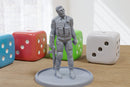 Zombified Stalker - 3D Printed Minifigure - Post Apocalyptic Miniature for Zona Alfa - Fallout Wasteland