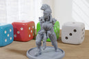 Street Kid - 3D Printed Proxy Minifigures for Sci-fi / Cyberpunk Miniature Tabletop Games