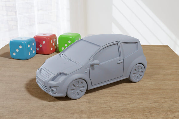 Modern Hatchback - 3D Printed Vehicle for Miniature Tabletop Wargames TTRPG