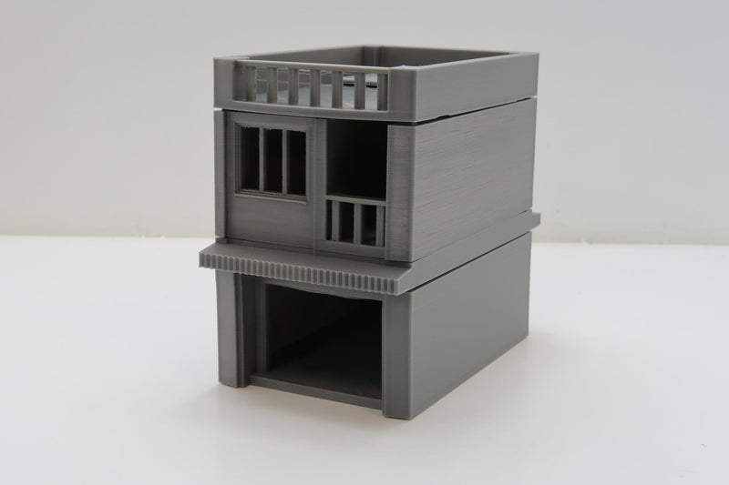 Vietnam Urban Commercial / Residential Building (VUB_T02) Nam, Hue, Saigon insipred 3D Printed Tabletop Wargaming Miniature Terrain