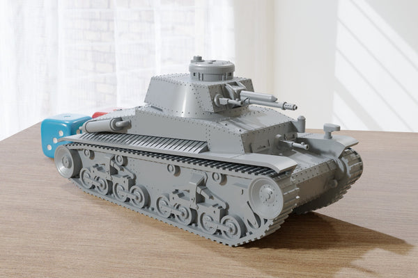 PZ KPFW 35(t) - WW2 German Tank - 3D Resin Printed 28mm / 20mm / 15mm Miniature Tabletop Wargaming Combat Vehicle