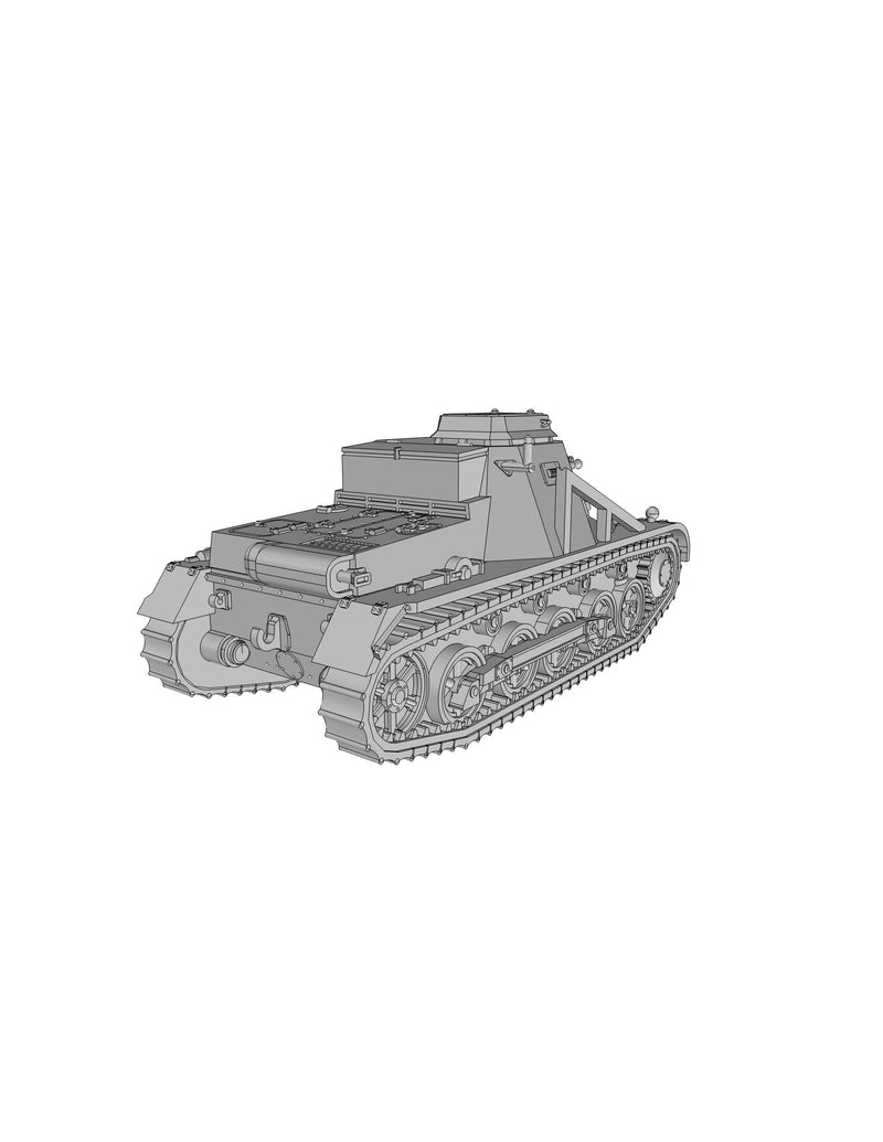 Sd.Kfz. 265 Panzerbefehlswagen German WW2 - 3D Resin Printed 28mm / 20mm / 15mm Miniature Tabletop Wargaming Vehicle