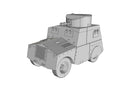 Beaverette Mk III WW2 British 3D Resin Printed 28mm / 20mm / 15mm Miniature Tabletop Wargaming Vehicle