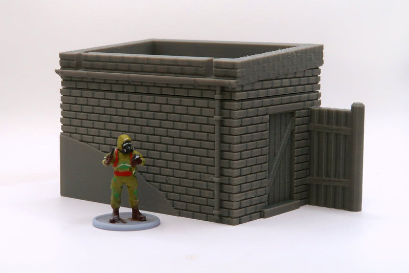 Noob Stalker / Loner - Small Camp Shed Utility Hut - ZONA ALFA / KONTRABAND 3D Printed Tabletop Wargaming Terrain