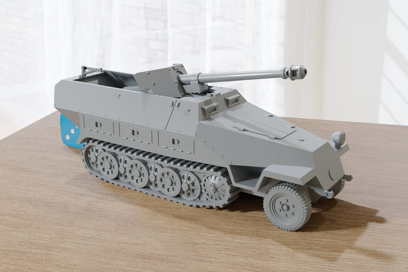 SD.KFZ-251.22 Half-track German APC - 3D Resin Printed 28mm / 20mm / 15mm Miniature Tabletop Wargaming Vehicle