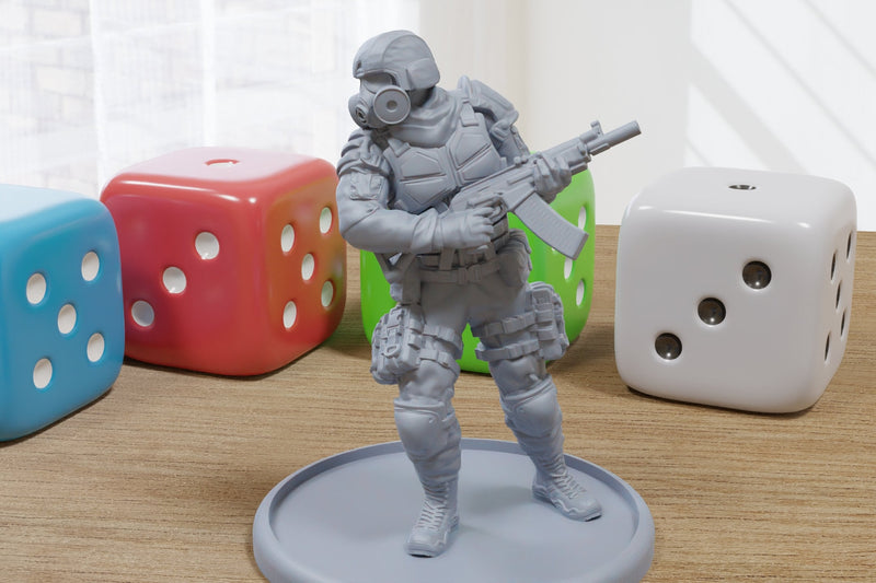 Maxim Loner Stalker - 3D Printed Minifigures - Post Apocalyptic Miniature for Tabletop Games Zona Alfa